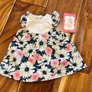 Ricrac and ruffles doll dress. New!